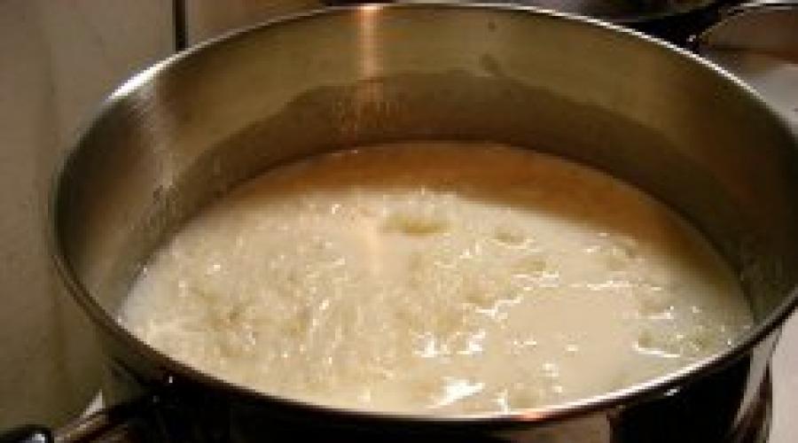 Рисовая каша как приготовить. Как приготовить молочную рисовую кашу как в детском саду