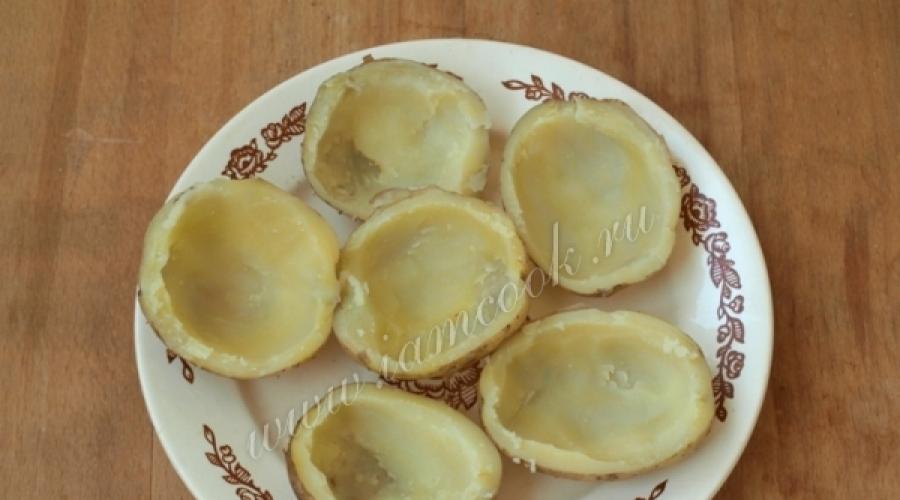 Картофель фаршированный сыром. Коронное блюдо мудрых домохозяек – фаршированный картофель Фаршированный картофель в духовке с сыром