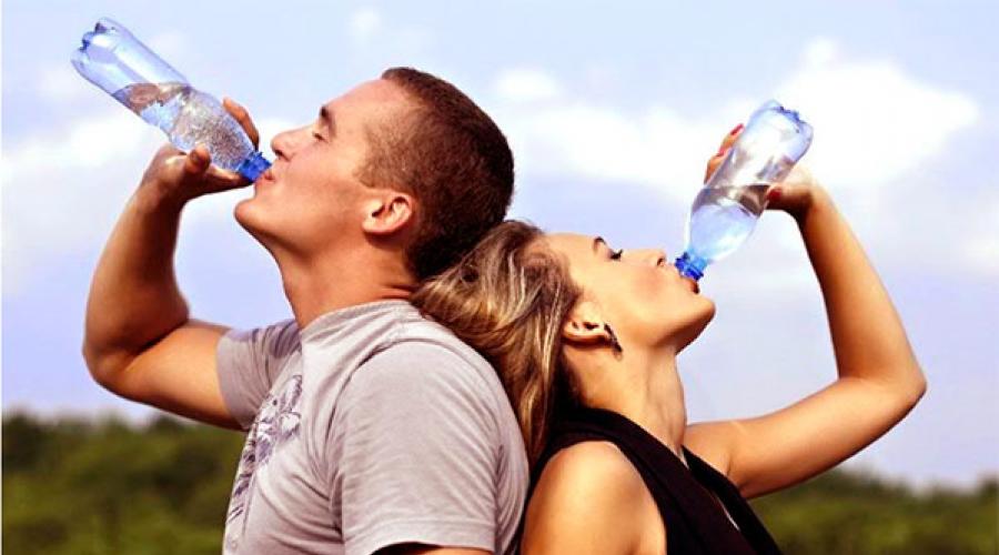 Пить ли воду во время тренировки? Что пить во время тренировки? Спортивные напитки. 
