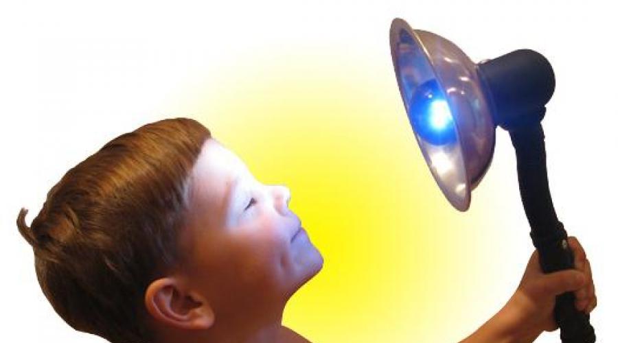 Лампа для прогревания. ​Применение синей лампы у детей и взрослых