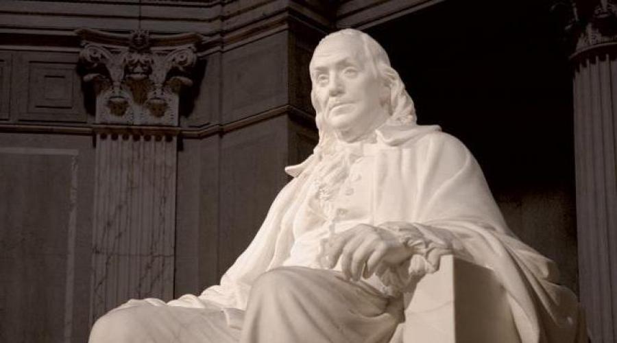 Бенджамин Франклин: цитаты, афоризмы и лучшие высказывания. Бенджамин Франклин: биография, цитаты, факты, видео