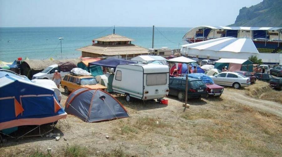 Дикарями в крым. С палаткой на море в Крым: походная романтика с захватывающими видами