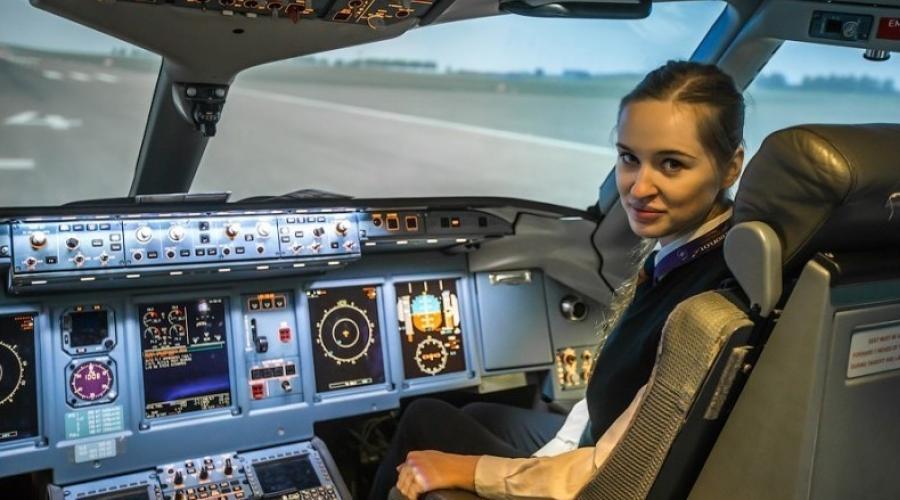 Женщины пилоты в аэрофлоте. Можно ли девушке учиться на пилота