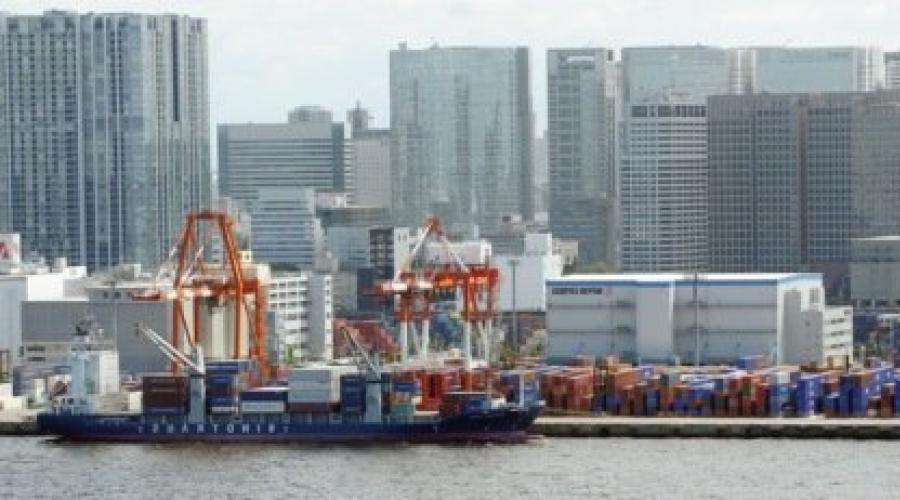Какие есть морские порты в Японии. Их значение, импорт и экспорт государства