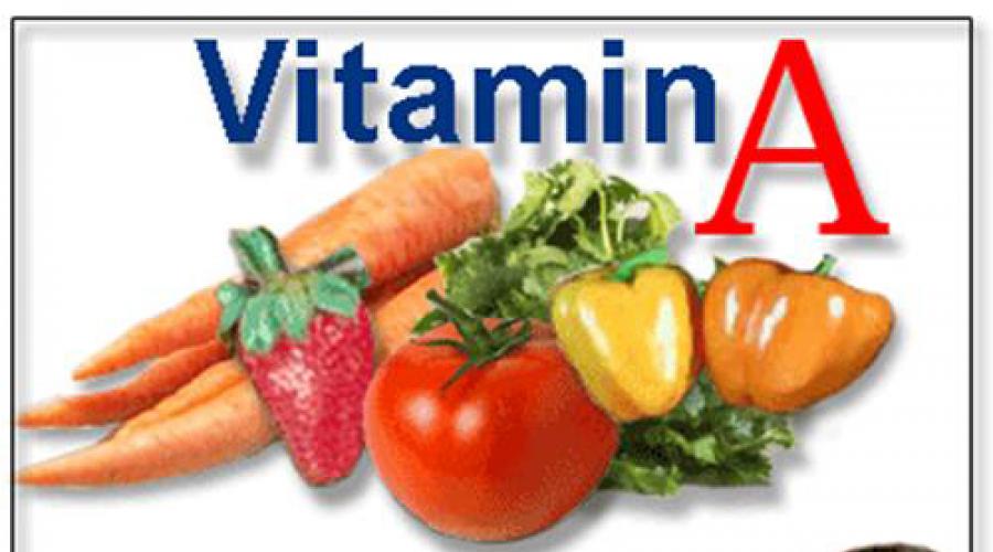 Симптомы нехватки витамина а весной. Витамин А: избыток и недостаток