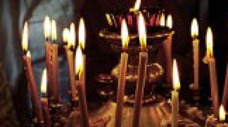 Куда ставить свечи за здравие в церкви. Как правильно ставить свечи в храме